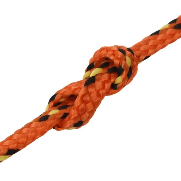 vidaXL Lodné lano oranžové 2 mm 250 m polypropylén – Obrázok 5