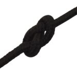 vidaXL Pracovné lano čierne 5 mm 25 m polyester – Obrázok 5