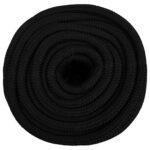 vidaXL Pracovné lano čierne 18 mm 100 m polyester – Obrázok 3