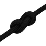 vidaXL Pracovné lano čierne 18 mm 100 m polyester – Obrázok 5