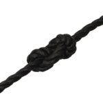 vidaXL Pracovné lano čierne 12 mm 50 m polypropylén – Obrázok 5