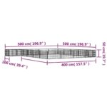 vidaXL Ohrádka pre psov 20 panelov čierna 100x50 cm práškovaná oceľ – Obrázok 6