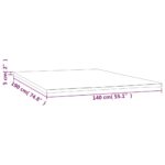 vidaXL Poťah na matrac 140x190x5 cm – Obrázok 7