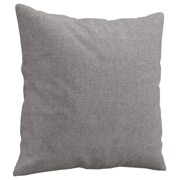 vidaXL Dekoratívne vankúše 2 ks bledosivé 40x40 cm látka – Obrázok 3