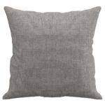 vidaXL Dekoratívne vankúše 2 ks bledosivé 40x40 cm látka – Obrázok 4