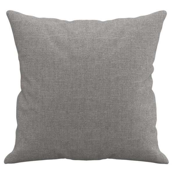 vidaXL Dekoratívne vankúše 2 ks bledosivé 40x40 cm látka – Obrázok 4