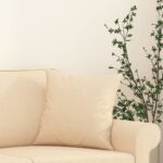 vidaXL Dekoratívne vankúše 2 ks krémové 40x40 cm látka – Obrázok 5