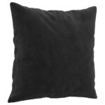 vidaXL Dekoratívne vankúše 2 ks čierne 40x40 cm zamat – Obrázok 3