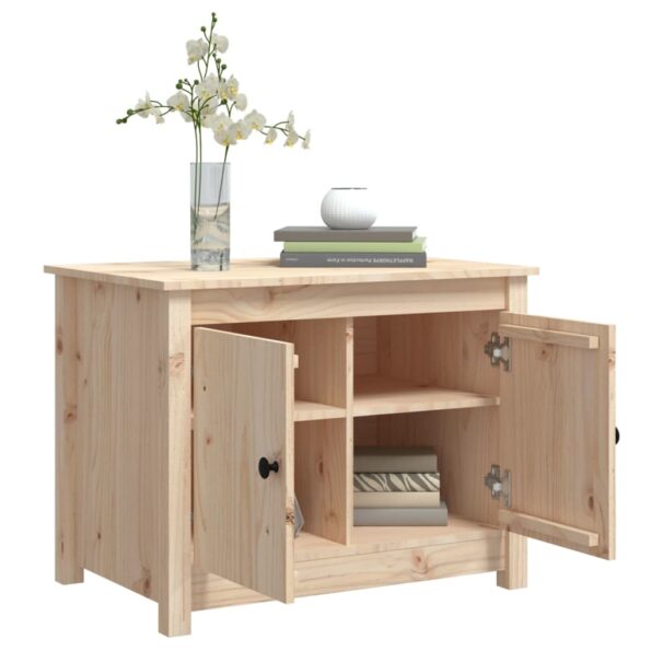 vidaXL Konferenčný stolík 71x49x55 cm borovicový masív – Obrázok 5