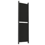 vidaXL 6-panelový paraván čierna 300x180 cm látka – Obrázok 6