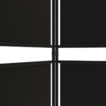 vidaXL 6-panelový paraván čierna 300x180 cm látka – Obrázok 7