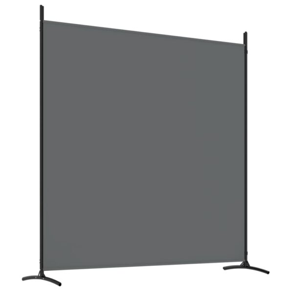 vidaXL 4-panelový paraván antracitový 698x180 cm látkový – Obrázok 6