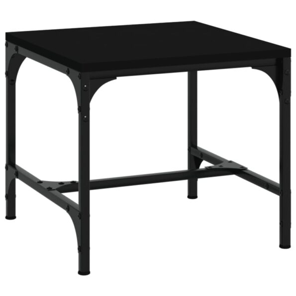 vidaXL Bočné stolíky 2 ks čierne 40x40x35 cm spracované drevo – Obrázok 4