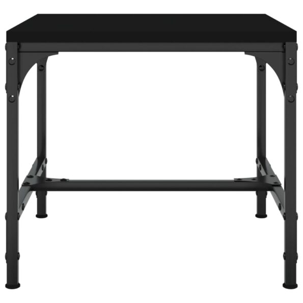 vidaXL Bočné stolíky 2 ks čierne 40x40x35 cm spracované drevo – Obrázok 5