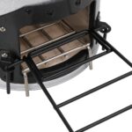 vidaXL Kempingový varič na drevo strieborný 45x25x26 cm oceľ – Obrázok 8