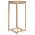 vidaXL Barový stolík 60x60x110 cm masívne borovicové drevo – Obrázok 2