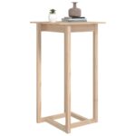 vidaXL Barový stolík 60x60x110 cm masívne borovicové drevo – Obrázok 5