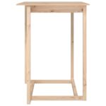vidaXL Barový stolík 80x80x110 cm borovicový masív – Obrázok 3