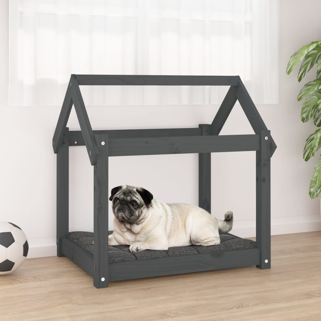 VXL8720287207016_m_en_hd_1.jpg vidaXL Posteľ pre psa sivá 71x55x70 cm borovicový masív – Obrázok 1