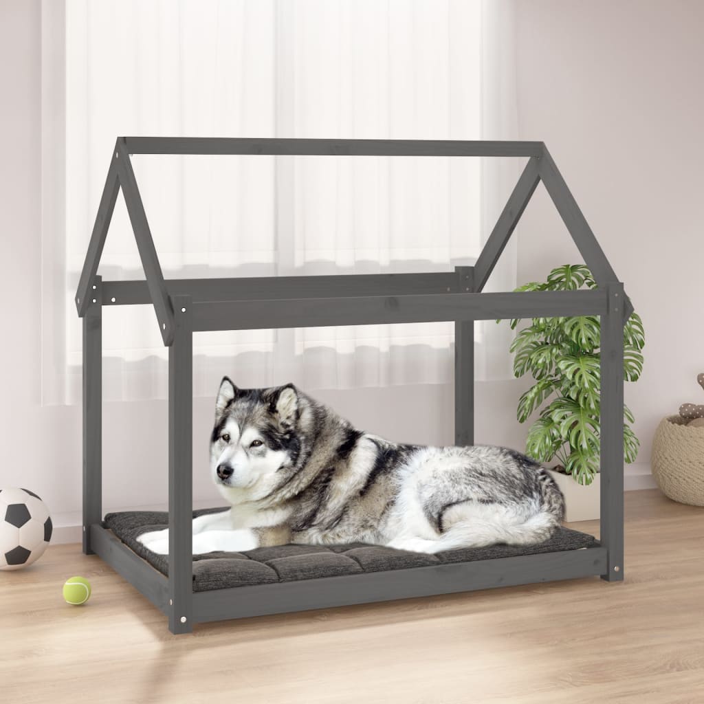 VXL8720287207160_m_en_hd_1.jpg vidaXL Posteľ pre psa sivá 111x80x100 cm borovicový masív – Obrázok 1