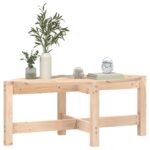 vidaXL Konferenčný stolík 87x48x35 cm borovicový masív – Obrázok 4