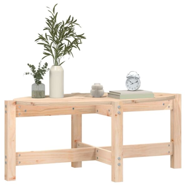 vidaXL Konferenčný stolík 87x48x35 cm borovicový masív – Obrázok 4