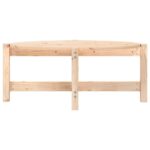 vidaXL Konferenčný stolík 87x48x35 cm borovicový masív – Obrázok 5