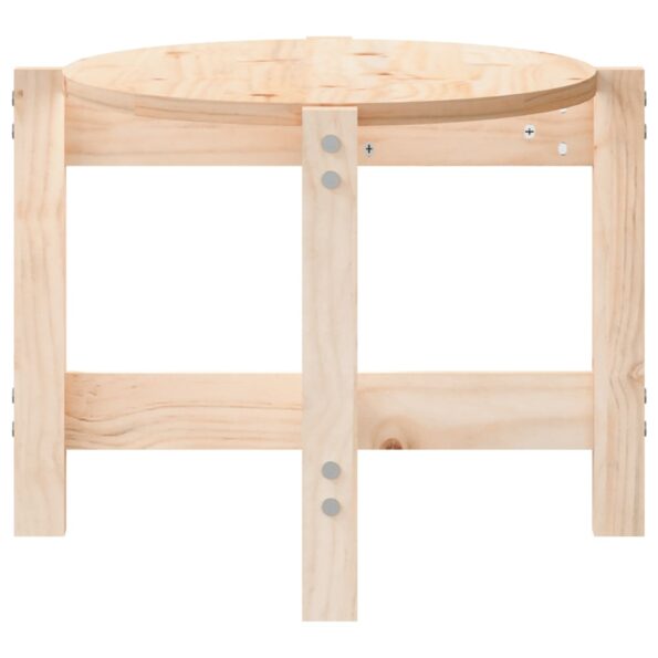 vidaXL Konferenčný stolík 87x48x35 cm borovicový masív – Obrázok 6