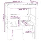 vidaXL Posteľ pre psa sivý 55,5x53,5x60 cm borovicový masív – Obrázok 8