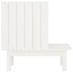 vidaXL Mačací domček biely 60x36x60 cm borovicový masív – Obrázok 5