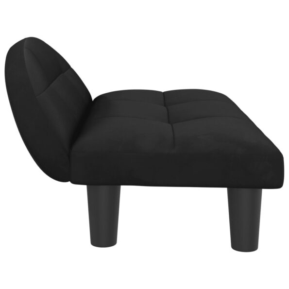 vidaXL Pelech pre psa čierny 70x52x30 cm zamat – Obrázok 4