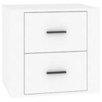 vidaXL Nočný stolík biely 50x39x47 cm – Obrázok 2