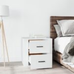 vidaXL Nočný stolík biely 50x39x47 cm – Obrázok 3