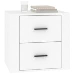 vidaXL Nočný stolík biely 50x39x47 cm – Obrázok 4