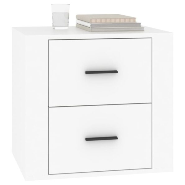 vidaXL Nočný stolík biely 50x39x47 cm – Obrázok 4