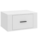 vidaXL Nástenné nočné stolíky 2 ks biele 50x36x25 cm – Obrázok 6