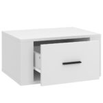 vidaXL Nástenné nočné stolíky 2 ks biele 50x36x25 cm – Obrázok 8