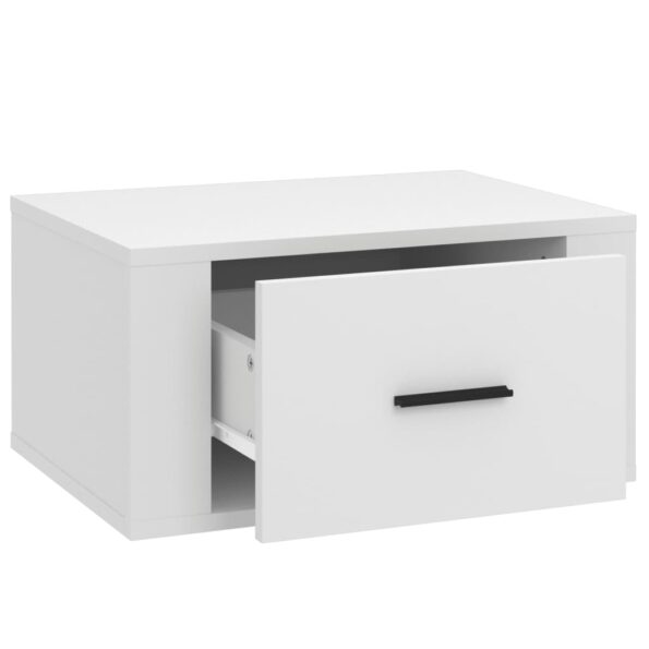 vidaXL Nástenné nočné stolíky 2 ks biele 50x36x25 cm – Obrázok 8