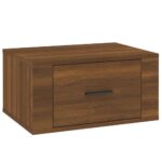 vidaXL Nástenné nočné stolíky 2 ks hnedý dub 50x36x25 cm – Obrázok 6