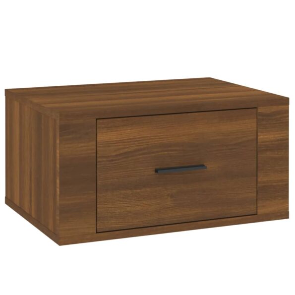 vidaXL Nástenné nočné stolíky 2 ks hnedý dub 50x36x25 cm – Obrázok 6