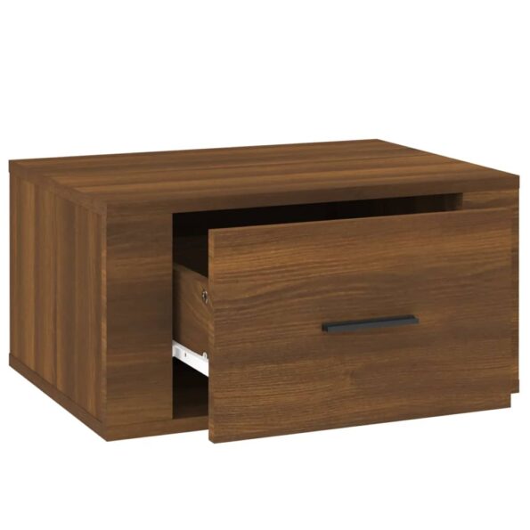 vidaXL Nástenné nočné stolíky 2 ks hnedý dub 50x36x25 cm – Obrázok 8