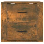 vidaXL Nástenný nočný stolík dymový dub 50x36x47 cm – Obrázok 6