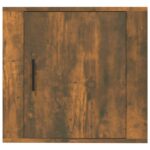 vidaXL Nástenný nočný stolík dymový dub 50x30x47 cm – Obrázok 5