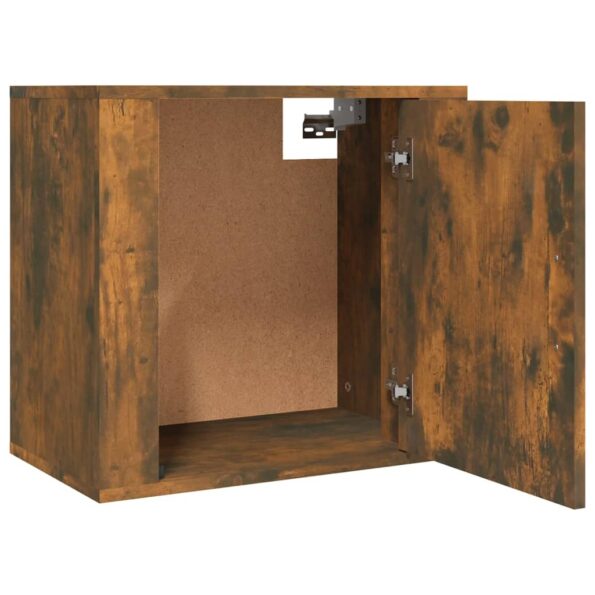 vidaXL Nástenný nočný stolík dymový dub 50x30x47 cm – Obrázok 6