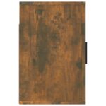 vidaXL Nástenný nočný stolík dymový dub 50x30x47 cm – Obrázok 7