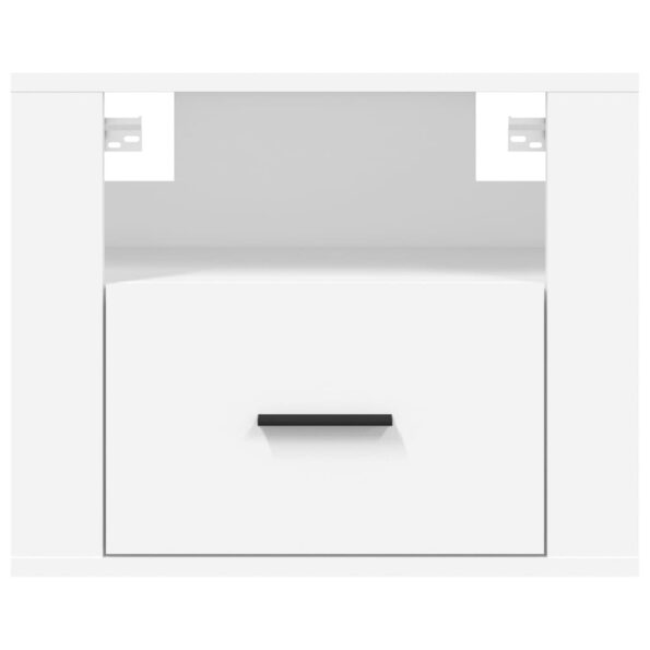 vidaXL Nástenné nočné stolíky 2 ks biele 50x36x40 cm – Obrázok 6