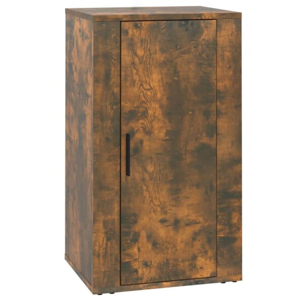 vidaXL Komoda dymový dub 40x33x70 cm spracované drevo – Obrázok 2