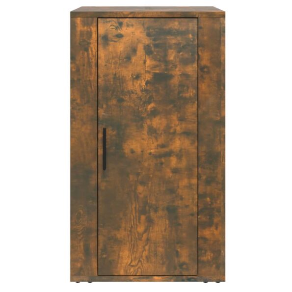 vidaXL Komoda dymový dub 40x33x70 cm spracované drevo – Obrázok 3