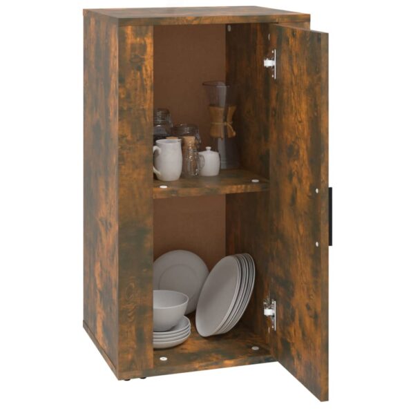 vidaXL Komoda dymový dub 40x33x70 cm spracované drevo – Obrázok 8