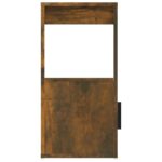 vidaXL Komoda dymový dub 80x30x60 cm spracované drevo – Obrázok 8